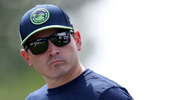 Mike Macdonald of the Seattle Seahawks
