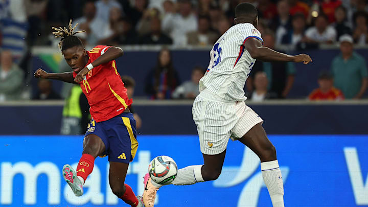 Nico Williams ouvre le score pour la Roja. Nico Williams ouvre le score pour la Roja.