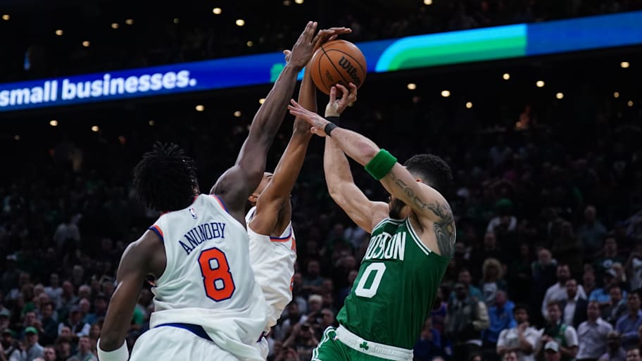The Boston Celtics are down 0-2 in the East semifinals thanks to two blown 20-point leads. | David Butler II-Imagn Images