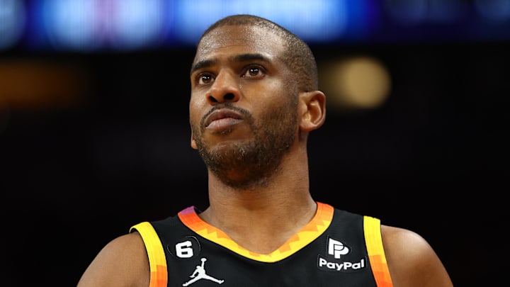 Former Phoenix Suns guard Chris Paul announced his retirement Friday, Feb. 13, 2026.