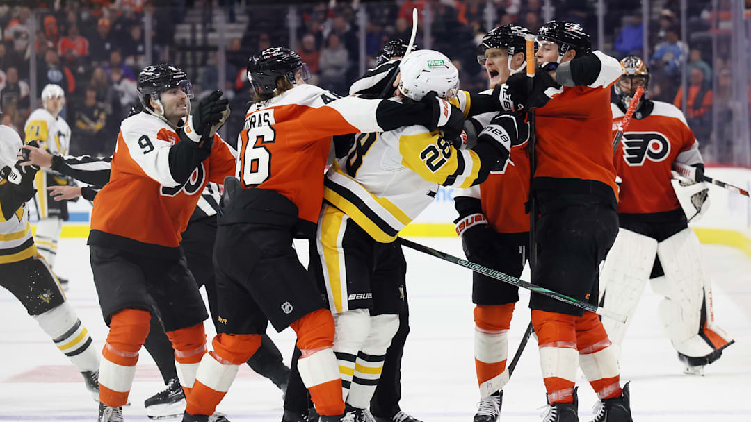 Pittsburgh Penguins v Philadelphia Flyers Pittsburgh Penguins v Philadelphia Flyers