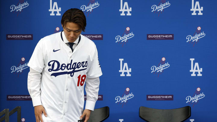 Los Angeles Dodgers Introduce Yoshinobu Yamamoto