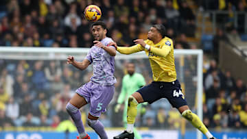 Dane Scarlett in action against Swansea City 