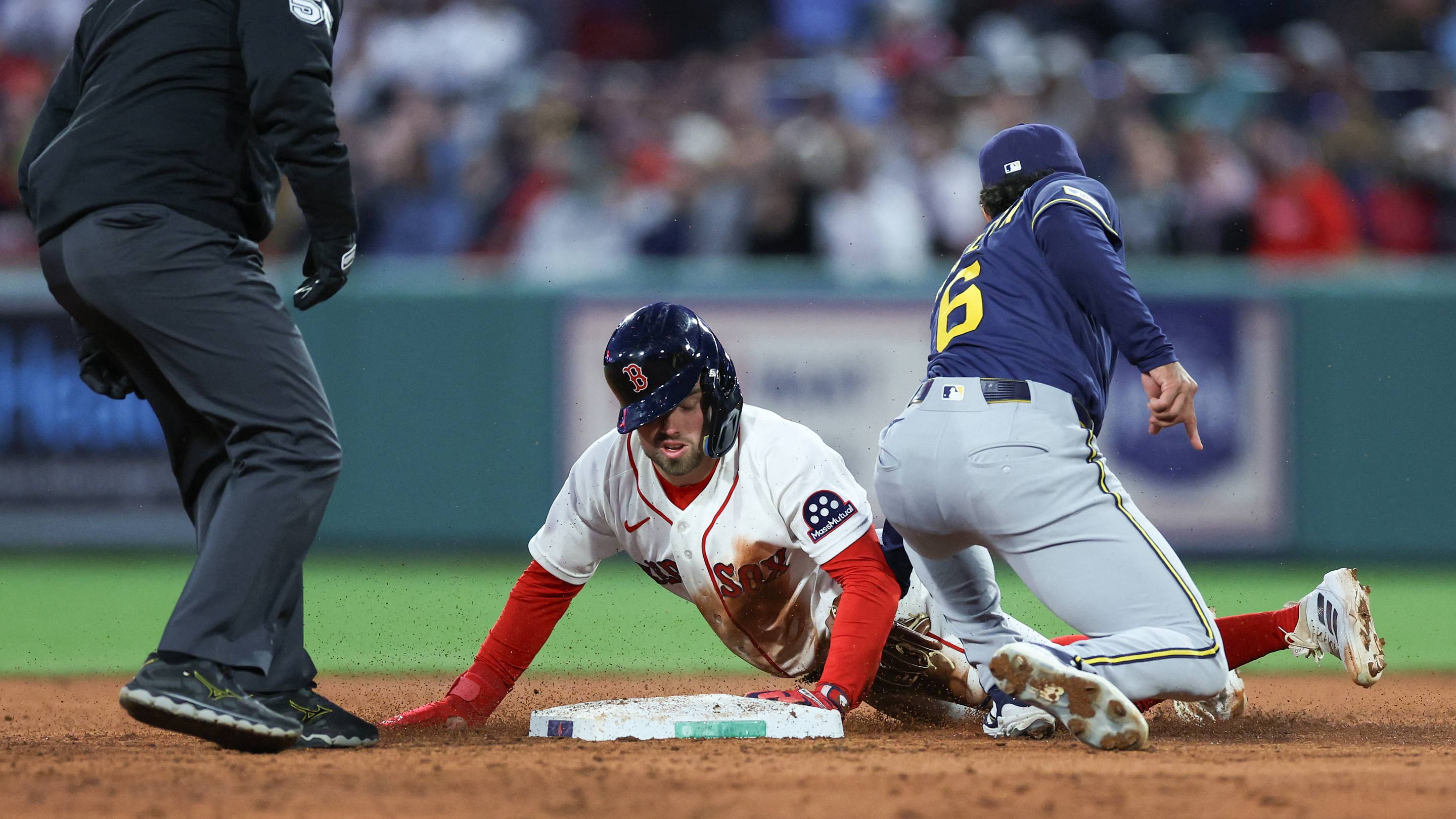 Caleb Durbin Gets Candid About Brewers' World Series Run After Red Sox Trade