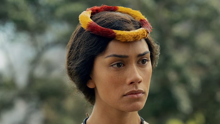 Luciane Buchanan in "Chief of War," now streaming on Apple TV+.