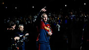 May 11, 2025; Denver, Colorado, USA; Denver Nuggets center Nikola Jokic (15) is introduced before game four against the Oklahoma City Thunder in the second round of the 2025 NBA Playoffs at Ball Arena. Mandatory Credit: Isaiah J. Downing-Imagn Images