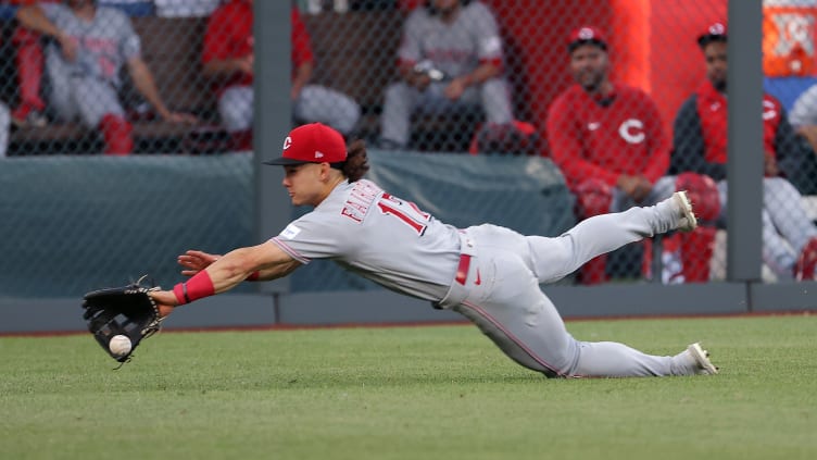 Cincinnati Reds outfielder Stuart Fairchild