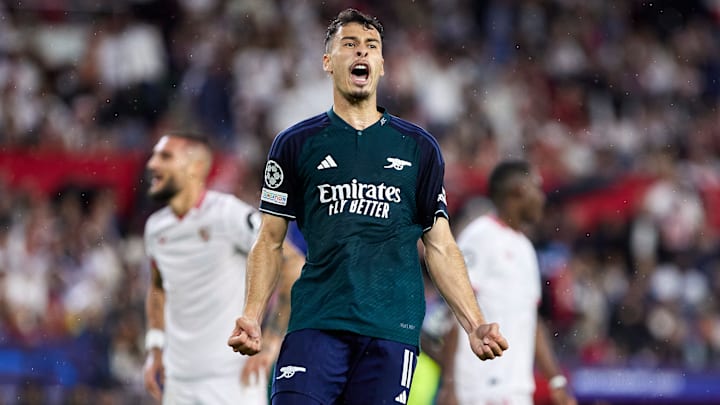 Sevilla FC v Arsenal FC: Group B - UEFA Champions League 2023/24 Sevilla FC v Arsenal FC: Group B - UEFA Champions League 2023/24