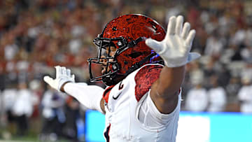 Sep 6, 2025; Pullman, Washington, USA; San Diego State Aztecs cornerback Chris Johnson (1).