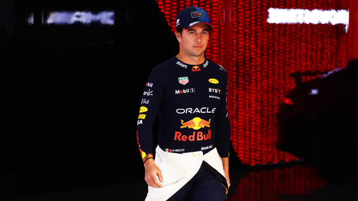 Sergio "Checo" Pérez en la previa del Gran Premio de Bahrein 2024 de la Fórmula 1