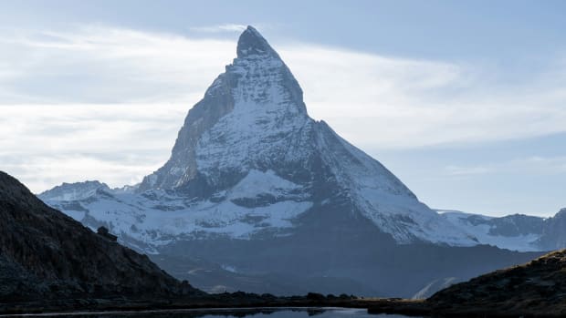 A view of the Matterhorn in the Alps