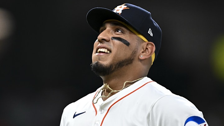 Houston Astros third baseman Isaac Paredes