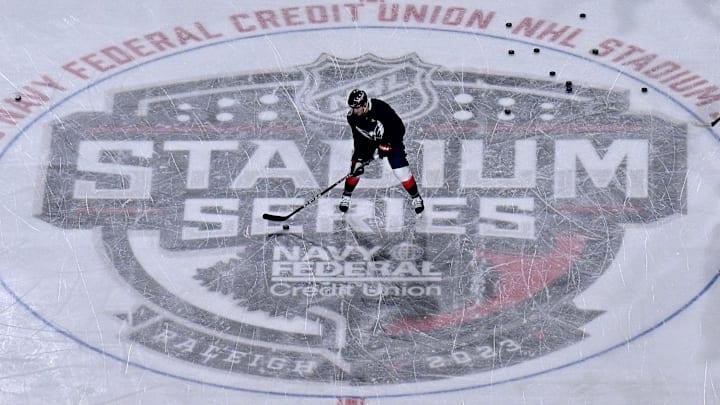 2023 Navy Federal Credit Union NHL Stadium Series - Hurricanes and Capitals practice and family