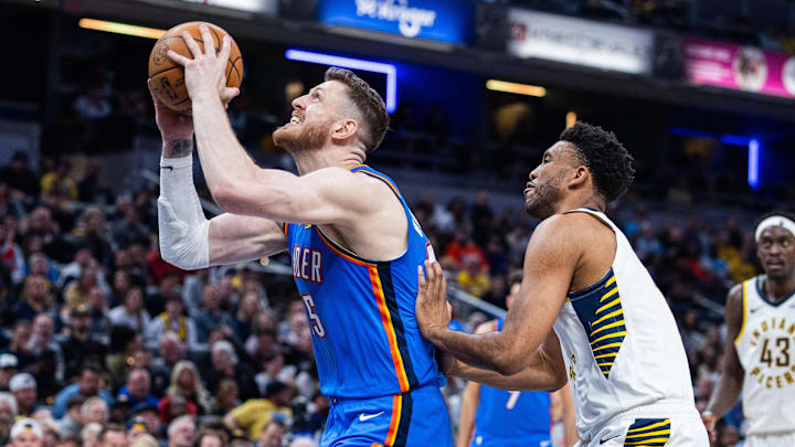 Oklahoma City Thunder center Isaiah Hartenstein is a solid prop target on Thursday. Oklahoma City Thunder center Isaiah Hartenstein is a solid prop target on Thursday.