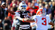 Clemson defensive end T.J. Parker sacked South Carolina quarterback LaNorris Sellers three times on Saturday.