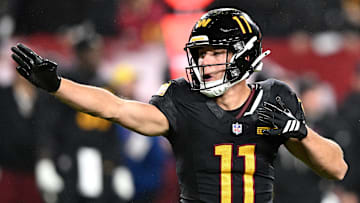 Washington Commanders wide receiver Luke McCaffrey