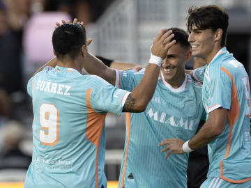 Inter Miami durante su último triunfo en la MLS