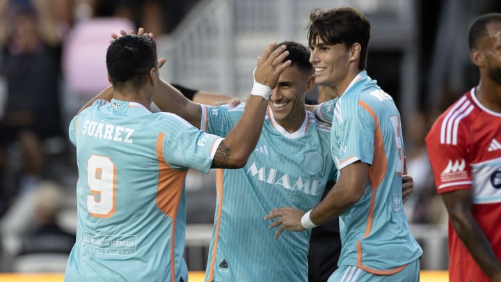 Inter Miami durante su último triunfo en la MLS