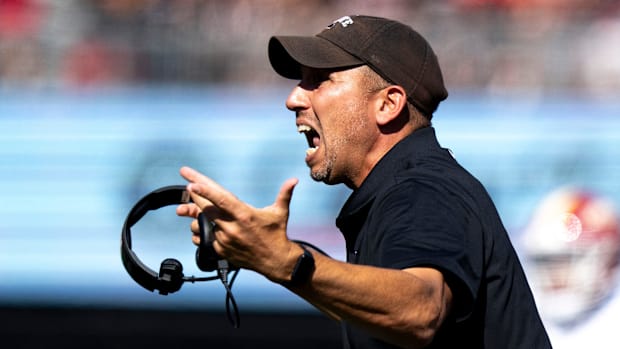 Iowa State Cyclones head coach Matt Campbell