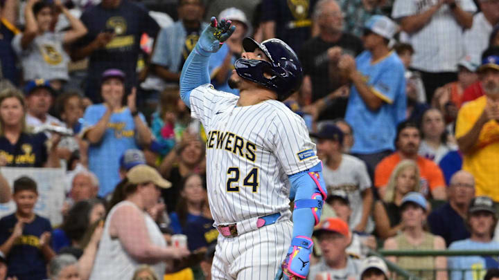 Milwaukee Brewers designated hitter William Contreras is a solid prop target on Monday.