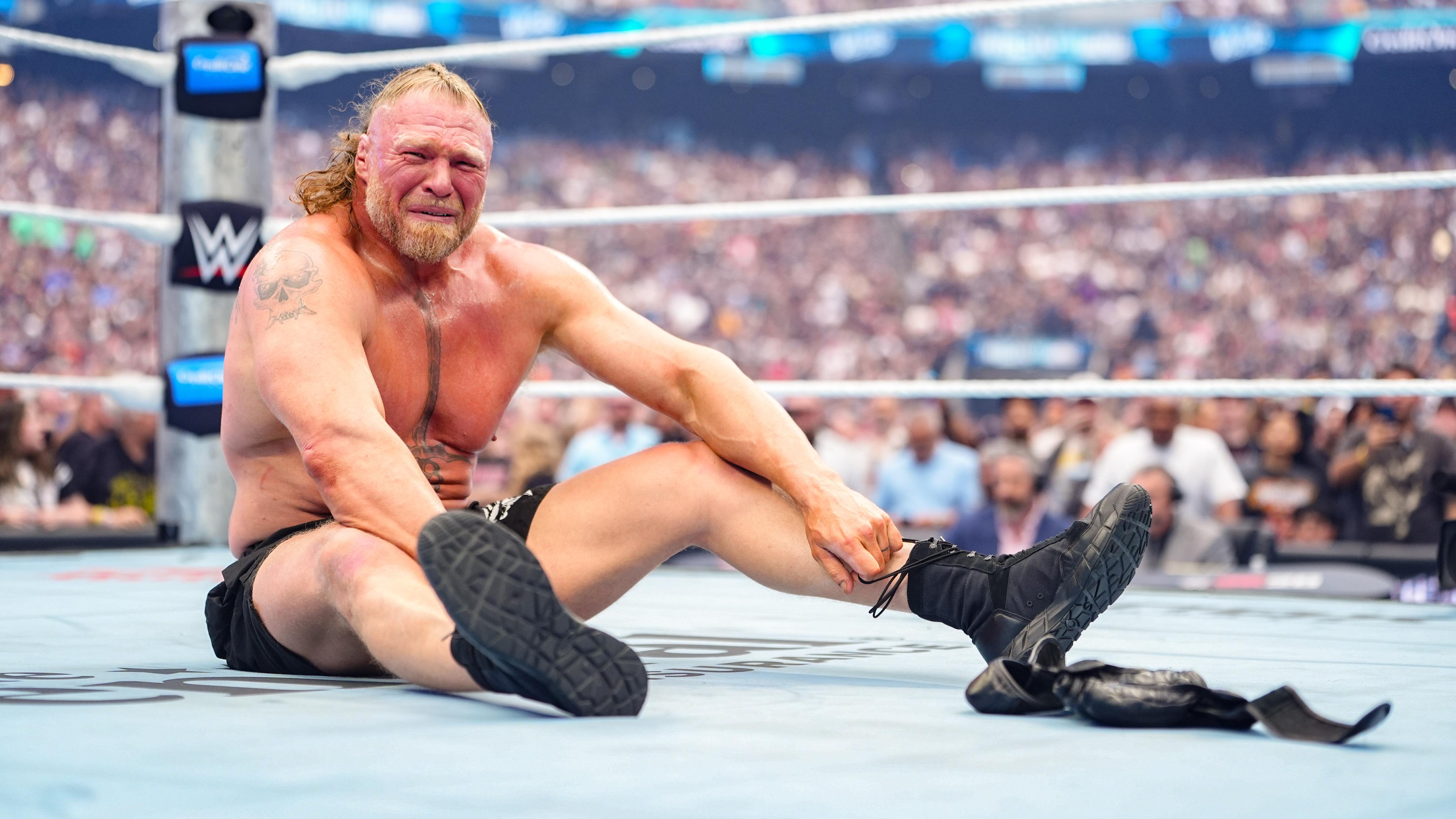 WWE Star Admits Brock Lesnar's Boot Unlacing Nearly Brought Her to