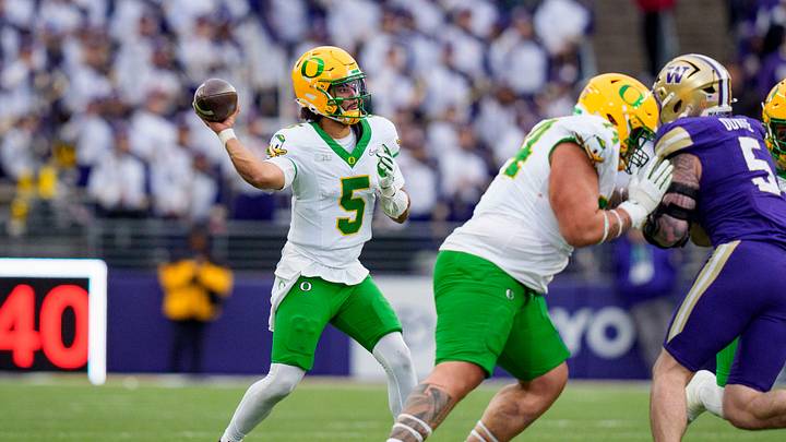 Dante Moore's accuracy and cool in the pocket is one huge edge for Oregon in their playoff matchup. The scheduling is another.