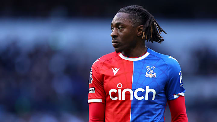 Eberechi Eze im Trikot von Crystal Palace. Trägt er bald das Bayern-Dress? Eberechi Eze im Trikot von Crystal Palace. Trägt er bald das Bayern-Dress?