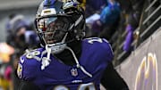 Baltimore Ravens safety Sanoussi Kane