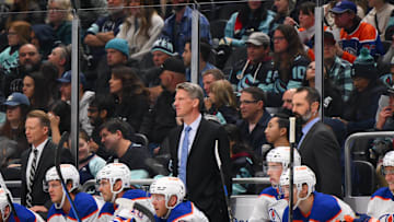 Edmonton Oilers head coach Kris Knoblauch