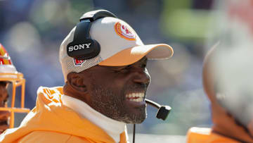 Tampa Bay Buccaneers head coach Todd Bowles on the sidelines during the first half of a game against the Seattle Seahawks