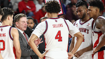 St. John's Red Storm head coach Rick Pitino 