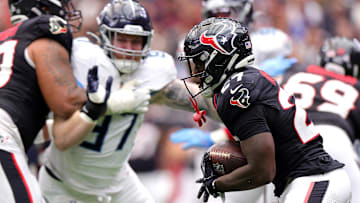 Woody Marks had a breakout performance in the Houston Texans' win over the Tennessee Titans