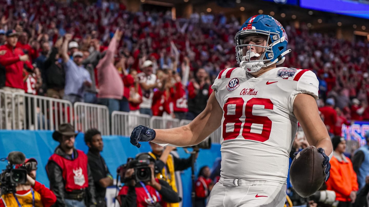 Ole Miss Rebels' Caden Prieskorn Listed Among Top TEs For 2025 NFL Draft