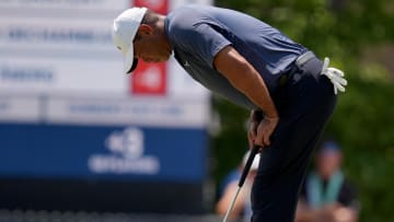 Tiger Woods missed the cut by two shots at Pinehurst No. 2