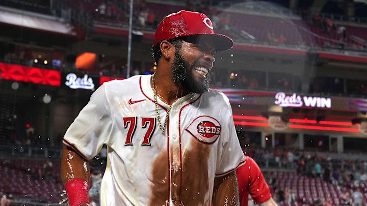 Cincinnati Reds outfielder Rece Hinds