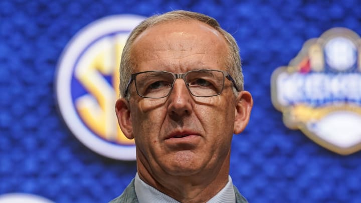 SEC Media Days: Commissioner Greg Sankey addresses potential conference expansion as college football redraws the map in 2024.