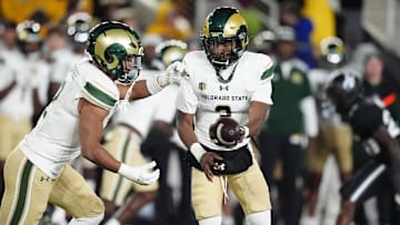 Colorado State Rams quarterback Darius Curry.