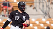 Chicago White Sox designated hitter Joey Gallo during spring training.