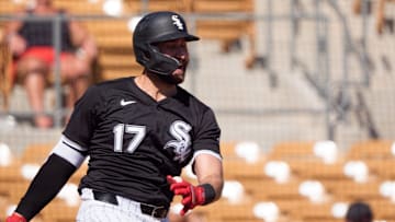 Chicago White Sox designated hitter Joey Gallo during spring training.