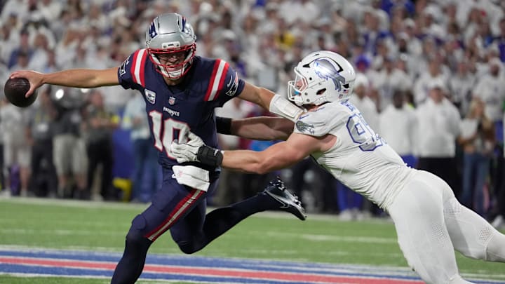 Drake Maye and the Patriots will take on the Bills on Sunday afternoon. Drake Maye and the Patriots will take on the Bills on Sunday afternoon.