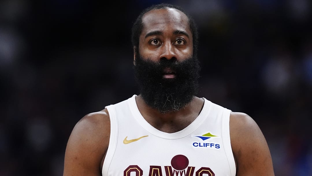 Cleveland Cavaliers guard James Harden.