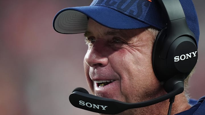Denver Broncos head coach Sean Payton