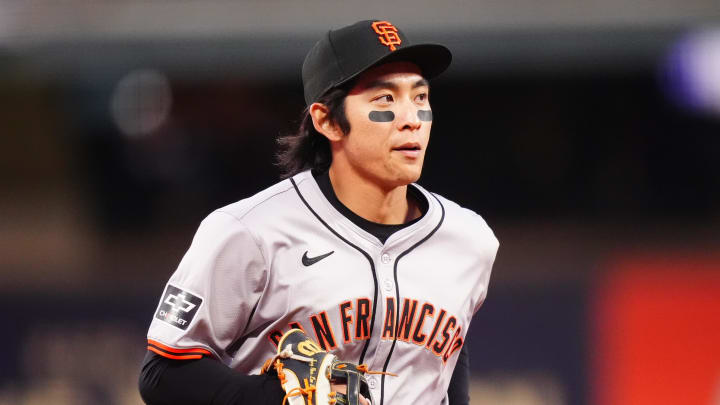 May 8, 2024; Denver, Colorado, USA; San Francisco Giants outfielder Jung Hoo Lee (51) during the game against the Colorado Rockies at Coors Field.