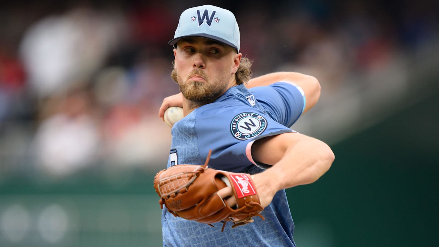 Nationals' Jake Irvin Wins Fourth Consecutive Start Over Giants