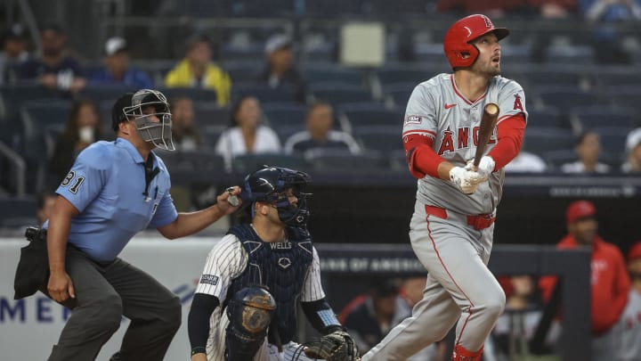 Despite some early setbacks, Schanuel (right) is finding his footing in the majors.