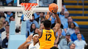Mady Sissoko releases a shot against North Carolina.