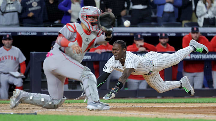 New York Yankees second baseman Jazz Chisholm Jr. played hero on Wednesday night in Game 2. New York Yankees second baseman Jazz Chisholm Jr. played hero on Wednesday night in Game 2.