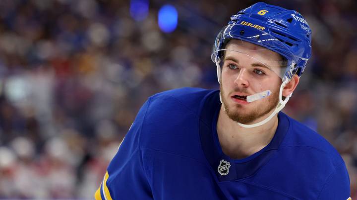 Buffalo Sabres forward Zach Benson