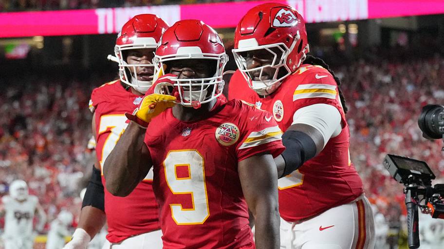 Kansas City Chiefs running back Kenneth Walker III.