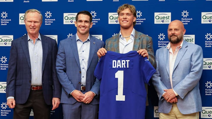 John Mara, Joe Schoen, Jaxson Dart, Brian Daboll, New York Giants